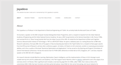 Desktop Screenshot of jayadeva.net